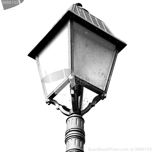 Image of europe in the sky of italy lantern and abstract illumination