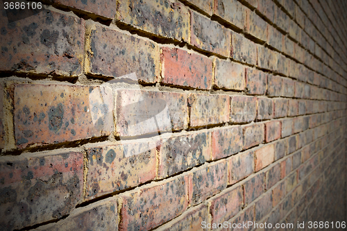 Image of in london   the    abstract    texture of a ancien wall and ruin