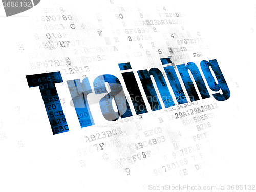 Image of Learning concept: Training on Digital background