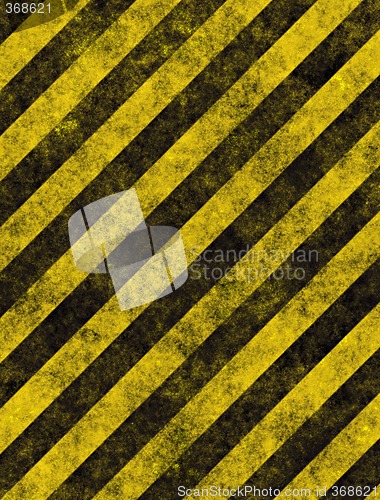 Image of hazard stripes