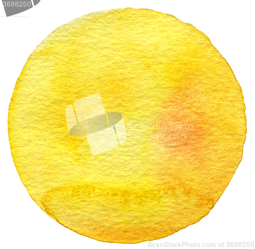 Image of Abstract watercolor circle painted background