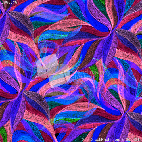 Image of Abstract color pencil draw background