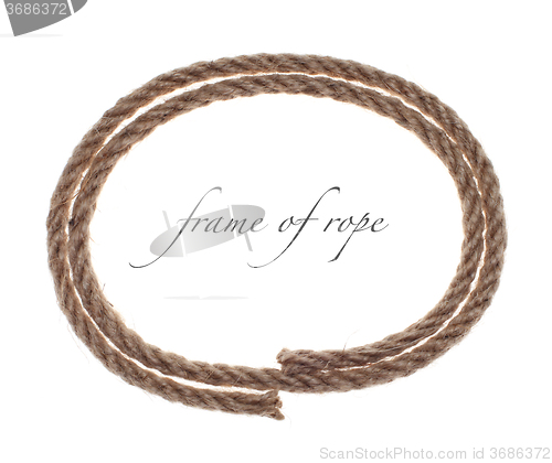 Image of frame of rope