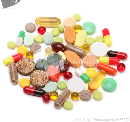 Image of vitamins, pills and tablets