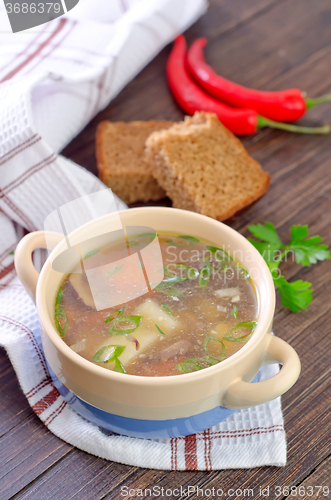 Image of mushroom soup