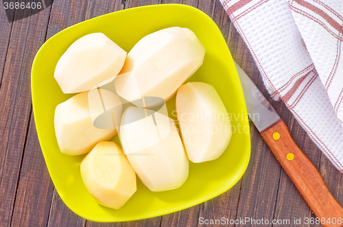 Image of raw potato