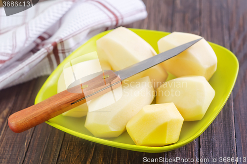 Image of raw potato