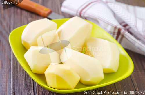 Image of raw potato