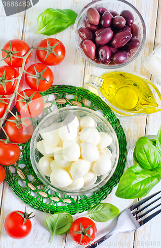 Image of ingredients for caprese