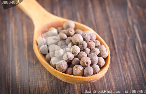 Image of pepper in spoon