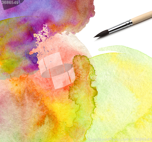 Image of Abstract  watercolor painted background