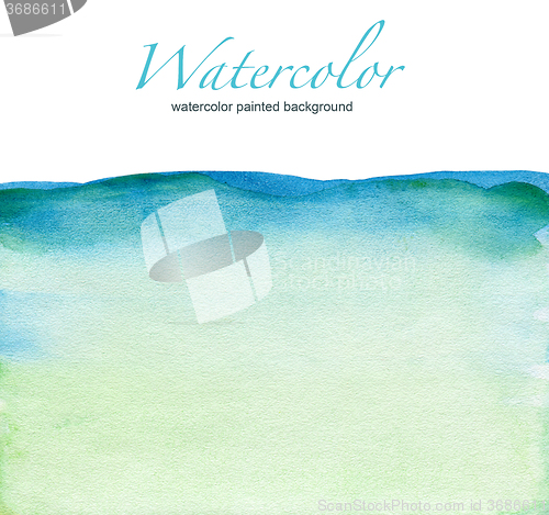 Image of Abstract watercolor painted background