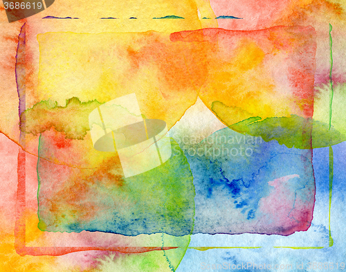 Image of Abstract watercolor painted background