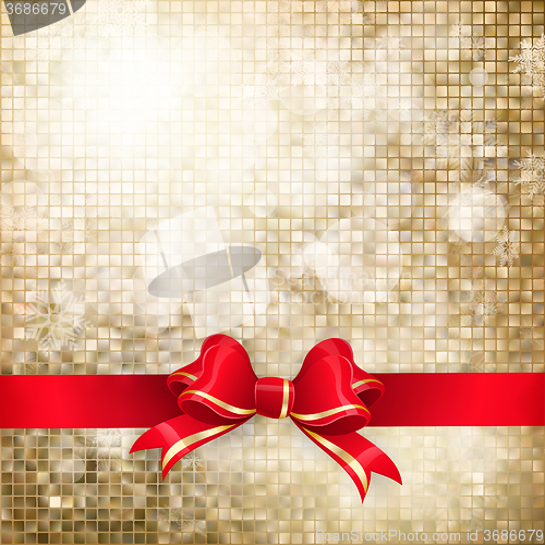 Image of Christmas greeting card. EPS 10