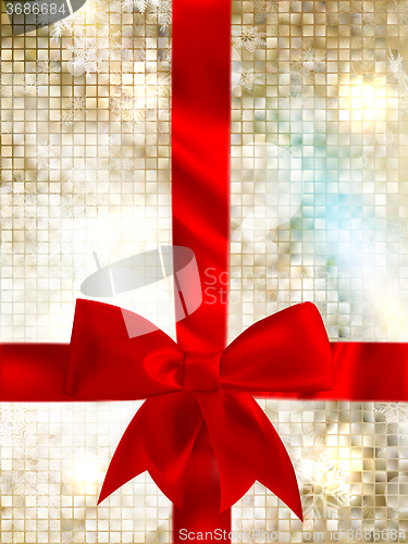 Image of Christmas greeting card. EPS 10