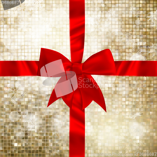 Image of Christmas greeting card. EPS 10