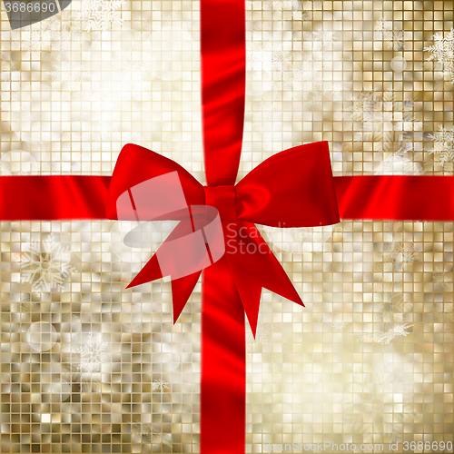 Image of Christmas greeting card. EPS 10