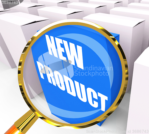 Image of New Product Packet Indicates Newness and Advertisement