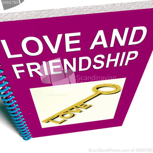 Image of Love and Friendship Book Represents Keys and Advice for Friends