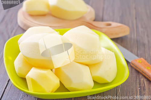 Image of raw potato