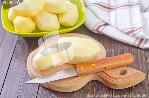 Image of raw potato