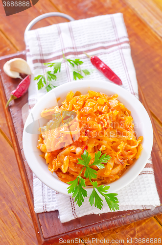 Image of fried cabbage