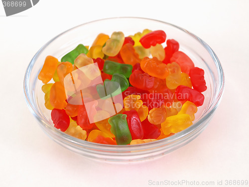 Image of Dish of Gummy Bears