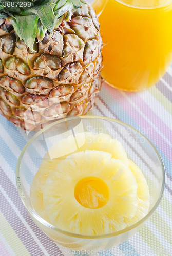 Image of pineapple and juice