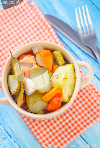 Image of marinated vegetables