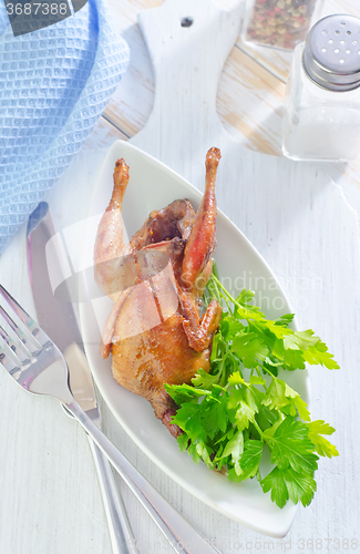 Image of baked quail