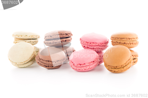 Image of Colorful French Macarons