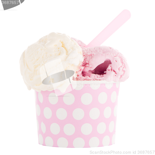 Image of Ice cream scoop in paper cup