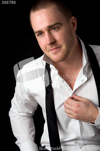 Image of Portrait of a young businessman
