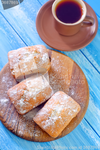 Image of sweet keks with sugar