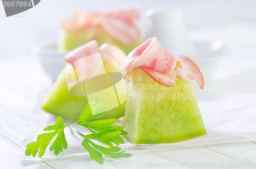 Image of melon and ham