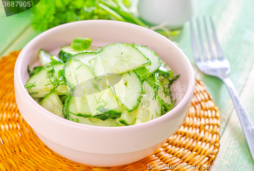 Image of salad with cucumbers