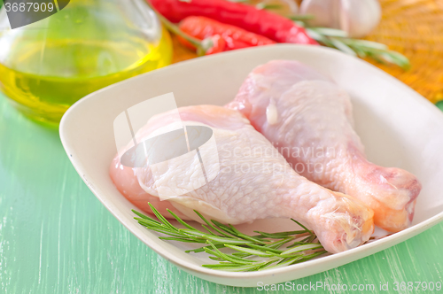 Image of raw chicken legs