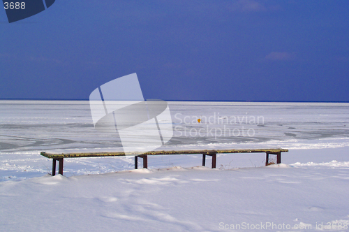 Image of winter: bench