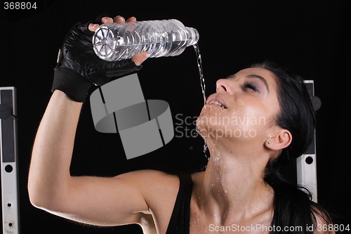 Image of pooring water