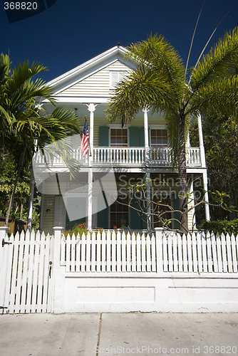 Image of typical home architecture key west florida