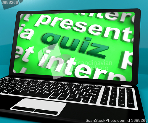 Image of Quiz Computer Means Test Quizzes Or Questions Online
