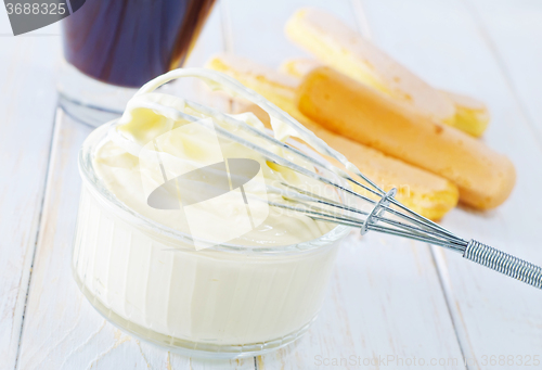 Image of ingredients for tiramisu