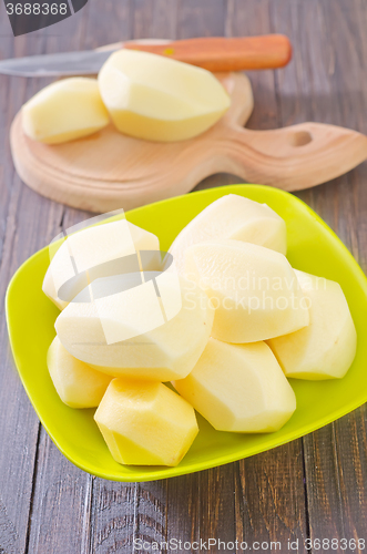 Image of raw potato