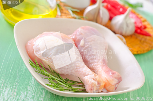 Image of raw chicken legs