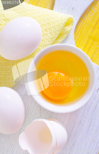 Image of raw eggs