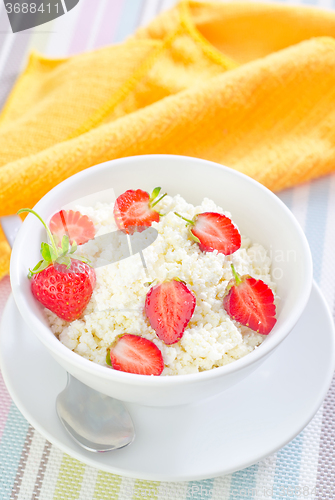 Image of sweet cottage with strawberry