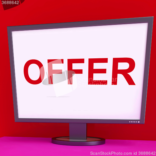 Image of Offer Screen Shows Promotional Discounts And Reductions