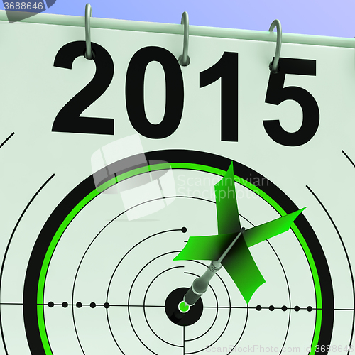 Image of 2015 Calendar Shows Planning Annual Projection
