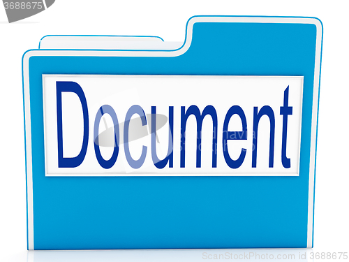 Image of Document On File Meaning Organizing And Paperwork