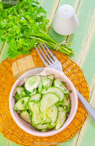 Image of salad with cucumbers